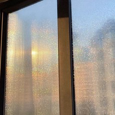 磨砂靜電窗紙 透光不透人 防窺玻璃貼, 1個, 無膠款/好貼省心不留膠 超酷炫彩小馬賽剋,寬/長 29*197.7cm