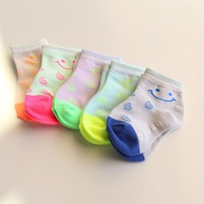 비니유니 핫스마일 베이비 양말 5켤레 1set
