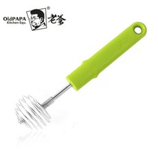 계란거품기 카페거품기 휴대용 핸드 용수철 거품기 된장머들러 거품기, 1개, C. KTT 플라스틱 계란 치는 기계