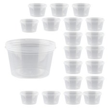 JG산업 국산 PP폴리프로필렌 사출 다회용 다용도 스크류 스쿠르 용기 보관함 480ml 115파이 (대형)다용도 반찬통 다회용 투명 다용도보관함, 20개