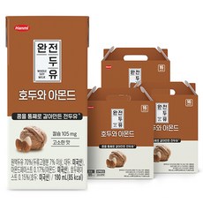 한미 완전두유 호두와 아몬드, 190ml, 48개