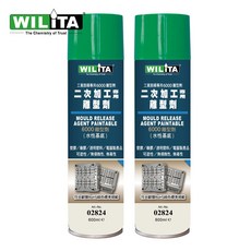 WILITA 威力特 可塗性離型劑(水性)600ml 適塑膠射出壓出成型二次加工, 2入