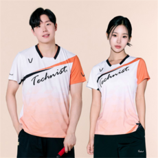 테크니스트 TNT5514 남성 여성 반팔티셔츠 경기복 배드민턴 탁구 스쿼시 스포츠웨어