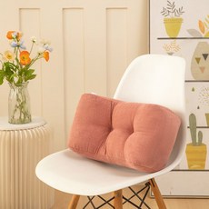 睡靠背二合一腰靠、座椅靠墊、午睡枕頭, 多用途/護腰靠枕【酒紅色】一個