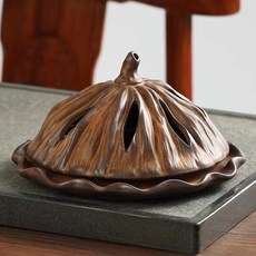 復古陶瓷蓮藕蚊香盒, 蓮藕大盤香爐仿古