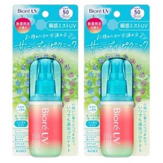 비오레 UV 아쿠아리치 아쿠아프로텍트 미스트 써니데이 피크닉 60ml, 2개