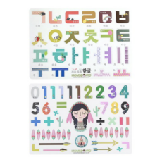 맘스보드 문자자석놀이 한글 + 숫자, 3세트