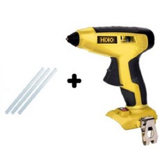 하이코 18V충전 무선 글루건 핫멜트 실리콘 접착용 디월트배터리 호환 HGG18N, 1개