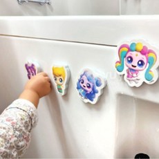 물놀이 목욕놀이스티커 아기 목욕 장난감 욕조 티니핑