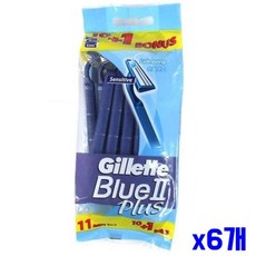 2중 질레트 일회용 면도기 11개 x6개_ 202574534EA