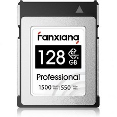 fanxiang 1TB CFexpress 타입 B 메모리 카드 최대 1700MBs CF Express RAW 8K 영상 촬영 호환 니콘 D5D6Z7Z9 파나소닉 캐논 EOS D, 128GB