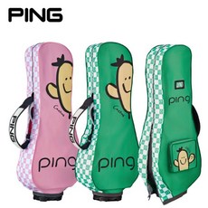 핑 삼양정품 2025년 W 스마일 체크 골프 항공커버, (그린)
