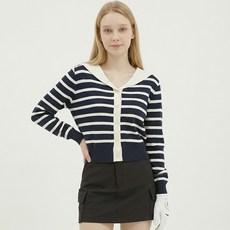 엠엠스포츠 여성 봄 여름 세일러 골프 니트 골프웨어