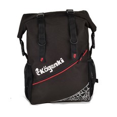 Kögenki 摩托車背包，耐磨防水，舒適多隔層，時尚有型, 黑紅
