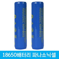 모이스 파나소닉셀 18650 보호회로 리튬이온 배터리 2900mAh 충전식 KC인증 충전지 건전지 과전압방지, 2개, 1개입