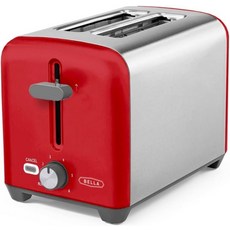 벨라 스테인리스 스틸 2 슬라이스 토스터 엑스트라 와이드 슬롯 및 탈착식 크럼 트레이 - 6가지 브라우닝 옵션 자동 차단 재가열 기능 토스트 빵 베이글 & 와플, 2 Slice, 5_Stainless Steel