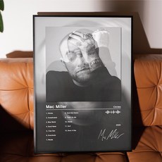 포스터월드 가수 맥밀러 대형 힙합 포스터 액자 카페 감성 인테리어 거실 현관 그림 방꾸미기 벽꾸미기 28, A4 사이즈(210x297mm), A4포스터만 구매