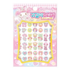 산리오캐릭터즈 마이멜로디 귀걸이 스티커 스윗타임, 1개