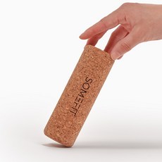 썸피트 미니 폼롤러 코르크 휴대용 소형, 1개, 우드