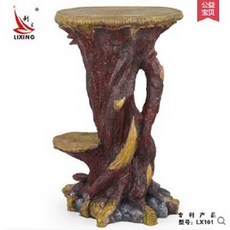 LIXING 樹幹造型擺件 LX101, 工藝品假山流水盆景噴泉創意家居裝飾擺設風水球招財擺件底座