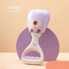 狗狗拾便器 拾便器 便攜式夾便器 自帶垃圾袋 拾便器 輕鬆拾便 拾便夾 糞便夾 鏟屎神器 便便夾 夾便器laiwc, 1個, 香芋紫拾便器+1卷拾便袋