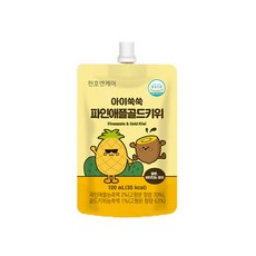 천호엔케어 아이쑥쑥파인애플골드키위 어린이음료수, 1개, 100ml