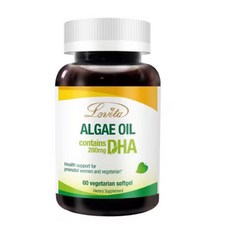 Lovita 愛維他 植物性DHA藻油素食膠囊 60顆/瓶, 1個, 60顆