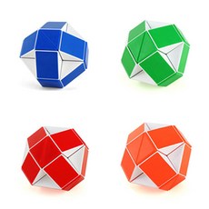 디엔셩 스네이크큐브 뱀큐브 스프링연결, 주황, 1개