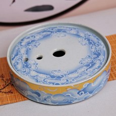 自在坊茶具 壼承 壼墊 青雲攬月 陶瓷壼承 功夫茶具 收藏款名家之作, 青雲攬月壼承, 1個