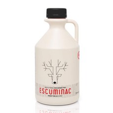 에스쿠미낙 캐나다 메이플 시럽. 100% 순수하고 유기농입니다. 늦은 수확 패밀리 사이즈 1L (33.8 floz) - 등급 A 진한 견고한 맛, 1