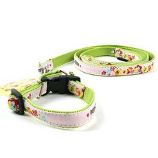 도기프랜드 하트 목줄세트 10mm 색상임의 리드줄, 상세페이지 참조, 상세페이지 참조