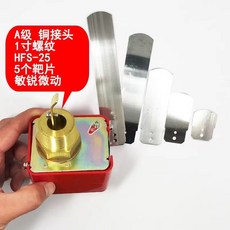 水流開關靶式流量開關流量控制器hfs-25靶式水流開關1寸, 1個, 1寸hfs-20銅接頭水流開關
