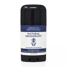 아메리칸프로버넌스 데거 & 다이아몬드 데오도란트 로즈 베르가못 자스민, 1개, 75.1g