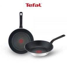 2종세트 테팔 인덕션 스텐 티타늄 1X 디네토 프라이팬 20cm + 198152, 프라이팬 24cm198152