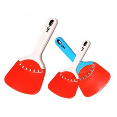 싹싹 클린주걱 알뜰 (선택) 싹쓸이주걱 실리콘주걱, 소,색상랜덤