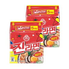 오뚜기 진라면 매운맛 120g, 10개