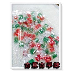 古意古早味 散糖 三色軟糖 (300公克/包), 1個