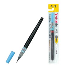 펜텔 XFL2F 전문가용 붓펜 일본 정품 서예 캘리그래피용 세필, 1개, 블랙