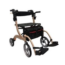 【海夫健康生活館】(R)康復 四輪機械式助行器(未滅菌) 輔聚 安愛 藍色骨架(3105), 1個