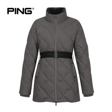 PING 여성 벨티드 다이아 튜브 구스 다운 점퍼 167535