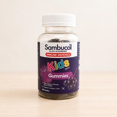 澳洲進口 Sambucol 黑接骨木莓兒童軟糖 50粒, 1個, 黑接骨木莓兒童軟糖50粒