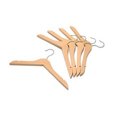 와이옐로 이케아 HANGA 헹아 원목 원목 어린이 옷걸이 5개입 미끄럼방지 키즈옷정리