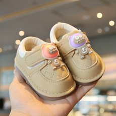 男女寶寶叫叫鞋軟底防滑1到2歲小嬰幼兒童涼鞋帶亮燈學步鞋子會響