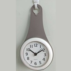 아리아즈 욕실 주방 미니 시계, 그레이
