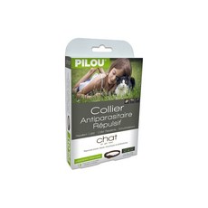 Pilou 法國皮樂 環境噴劑 項圈 情緒安撫噴劑 擴散組補充液 除臭噴劑 犬貓皆適用, 項圈-成貓35cm, 1個