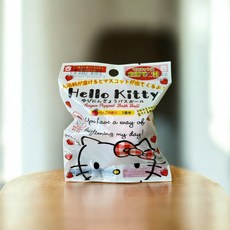 Sanrio 산리오 헬로키티 바스볼 사과향 귀여운 캐릭터 배스밤 일본 입욕제 1개입