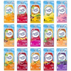 [Crystal Light] 크리스탈 라이트 온더 고 드링크 믹스 클래식 오렌지 10 패킷, 12.체리 파머그랫, 1.98g, 1