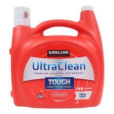 KIRKLAND'S UltraClean 超潔淨洗衣精 5.73公升 146次用量 清新香味, 1個, 5.73L