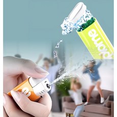 물총 라이터 물총장난감 페이크 라이터 만우절 파티용, 1개, 그린