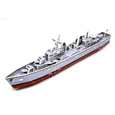 모두의취미 3D우드락 비행기 배 전투기 입체 퍼즐 모형 시리즈, 구축함 우드락 3D, 1개, 1피스